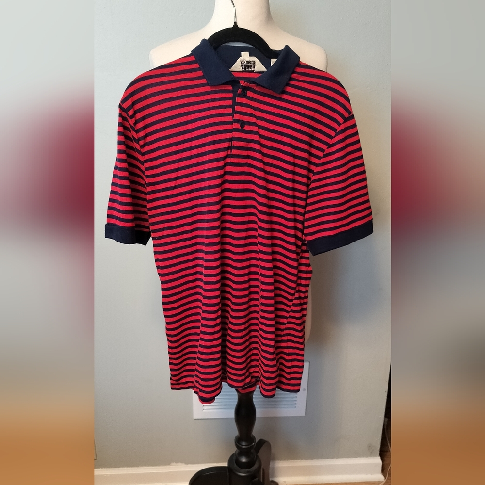 Vintage 80's 911 collection polo size large